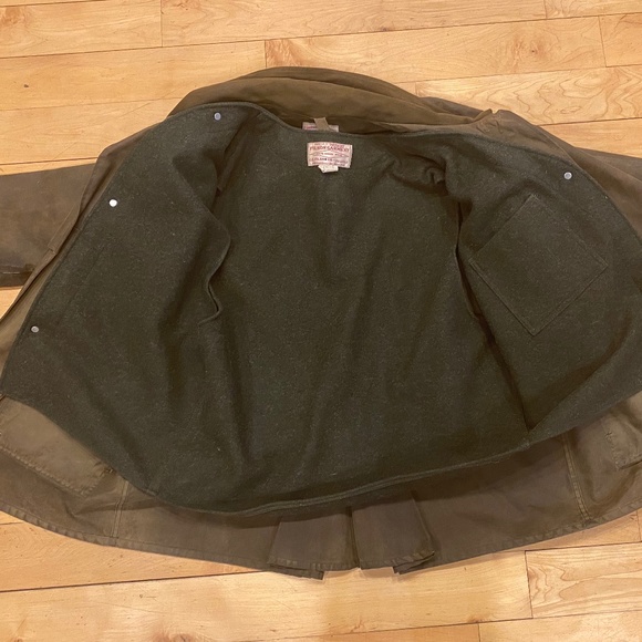 Vintage FILSON Garment Tin Cloth with Wool Liner Coat - Picture 4 of 9